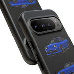 Blue 180SX JDM Sports Car Phone Case Tough Multi View