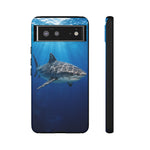Tiger Shark Phone Case, Dappled Blue Water Tough Cover
