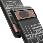 F150 Truck Phone Case American Flag Pickup Tough Cover Gift Art
