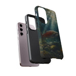 Salmon River Fishing Phone Case, Sunlit Current Cover