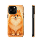 Pomeranian Tiny Fox Fluffy Art Tough Phone Case