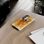 Golden Retriever Watercolor Art Tough Phone Case - Dog Portrait