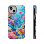 Underwater Coral Reef Phone Case | Colorful Tropical Fish Ocean Scene