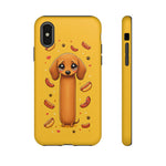 Dachshund Long Boi Kawaii Pet Dog Art Tough Phone Case