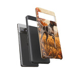 German Shorthaired Pointer Pointing Art Tough Phone Case