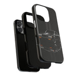 Grand National Phone Case, Black 87 Muscle Car Stripe Studio Cover