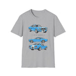1965 Mustang Fastback T-Shirt | Vintage Car Illustration, Retro Racing