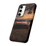 1969 C3 Corvette Phone Case, Orange Dirt Trail Dusk Cover, Gift