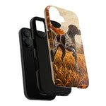 German Shorthaired Pointer Pointing Art Tough Phone Case