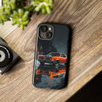 1966 GTO Orange Rainy City Tough Phone Case Cover Gift Art