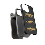 Gold Fairlady Z Classic Sports Car Tough Phone Case - 3 View