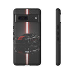 Camaro ZL1 Phone Case, Black Red Racing Stripe Studio Cover, Gift