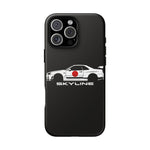 R34 Skyline Japanese Flag Race Car Phone Case | JDM GT-R Tough Cover