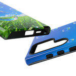 Bubbles Over Grass phone case | Tough Cover