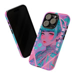 Neon Cyber Geisha phone case | Tough Case