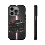 Camaro ZL1 Phone Case, Black Red Racing Stripe Studio Cover, Gift