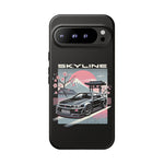 R34 Skyline GT-R Sakura Mountain JDM Tough Phone Case Gift