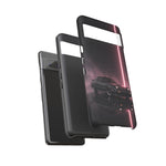FC RX-7 Pink Neon Fog Column Tough Case