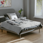 1963 Chevy Impala Illustration Blanket | Classic Car Velveteen Throw