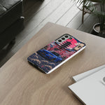 Bayside Blue Skyline Phone Case, Cherry Blossom Torii Tough Cover