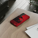 Red Mustang Art Phone Case, GT500 American Muscle Car Tough Cover