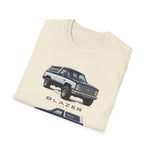 1984 Chevy Blazer Illustration T-Shirt | Vintage SUV Trio Tee
