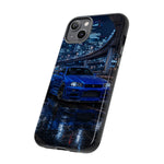Skyline GT-R R34 Bayside Blue Tokyo Night Art Tough Phone Case