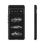 Silver Hakosuka Skyline Classic Sports Car Tough Phone Case for JDM Fans