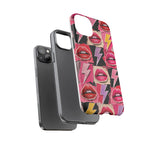 Pop Art Lips and Lightning Bolt Phone Case