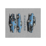1969 Camaro RS Z28 Trio Velveteen Blanket | Classic Muscle Car Throw