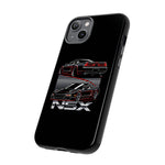 NSX Dual View Black Red JDM Sports Car Tough Phone Case Gift