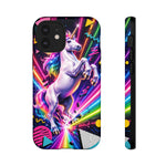 Neon Retro Rainbow Unicorn Phone Case | Tough Cases