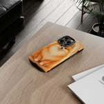 Pomeranian Tiny Fox Fluffy Art Tough Phone Case