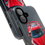 Red C8 Z06 Track Wing Tough Phone Case Cover Gift Art