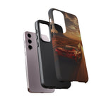 C8 Desert Highway Sunset Phone Case Tough Case for Corvette Drivers