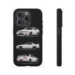 R32 Skyline Phone Case White, Three-View Vector Cover, Gift GTR Fans