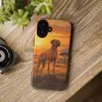 Rhodesian Ridgeback African Savanna Art Tough Phone Case