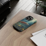 Salmon River Fishing Phone Case, Sunlit Current Cover
