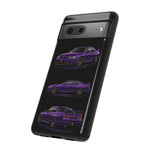 Purple R33 Skyline GTR JDM Sports Car Phone Case Tough Multi View