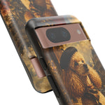 Poodle in Beret Phone Case | Vintage Paris Café Illustration