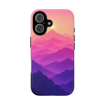 Pastel Mountain Haze Vaporwave Art Tough Phone Case