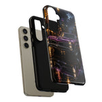 67 GTO Phone Case Purple, Rainy City Night Muscle Car Tough Cover