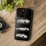 R32 Skyline Phone Case White, Three-View Vector Cover, Gift GTR Fans