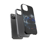 Camaro ZL1 Phone Case, Blue Track Smoke Studio Cover