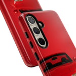 Red Miata Phone Case, NA MX5 90s JDM Roadster Tough Cover