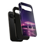 Neon Fuel Station Desert Night Tough Phone Case Cover Gift
