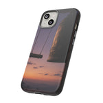 Temple Bell Sunset Phone Case Japan Zen Tough Case