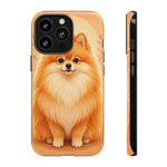Pomeranian Tiny Fox Fluffy Art Tough Phone Case