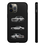 Silver Hakosuka Skyline Classic Sports Car Tough Phone Case for JDM Fans