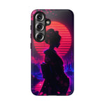 Neon Geisha Silhouette Phone Case | Tough Cover